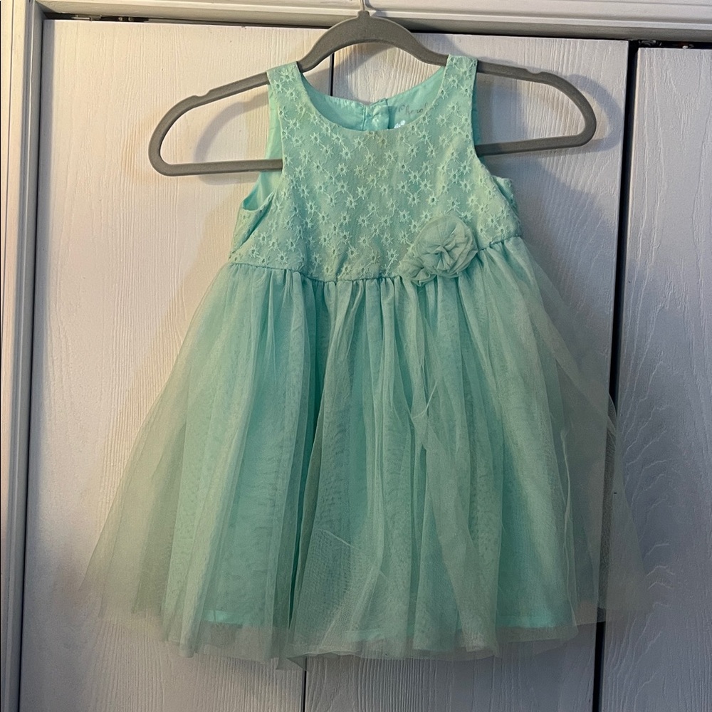 Elegant Mint Green Kids Dress